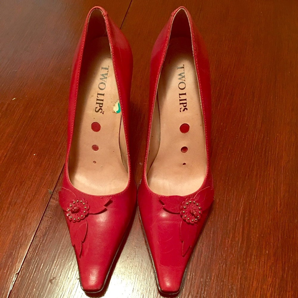 Women’s Red High Heels Sz 8